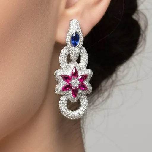 Moissanite Earrings 07