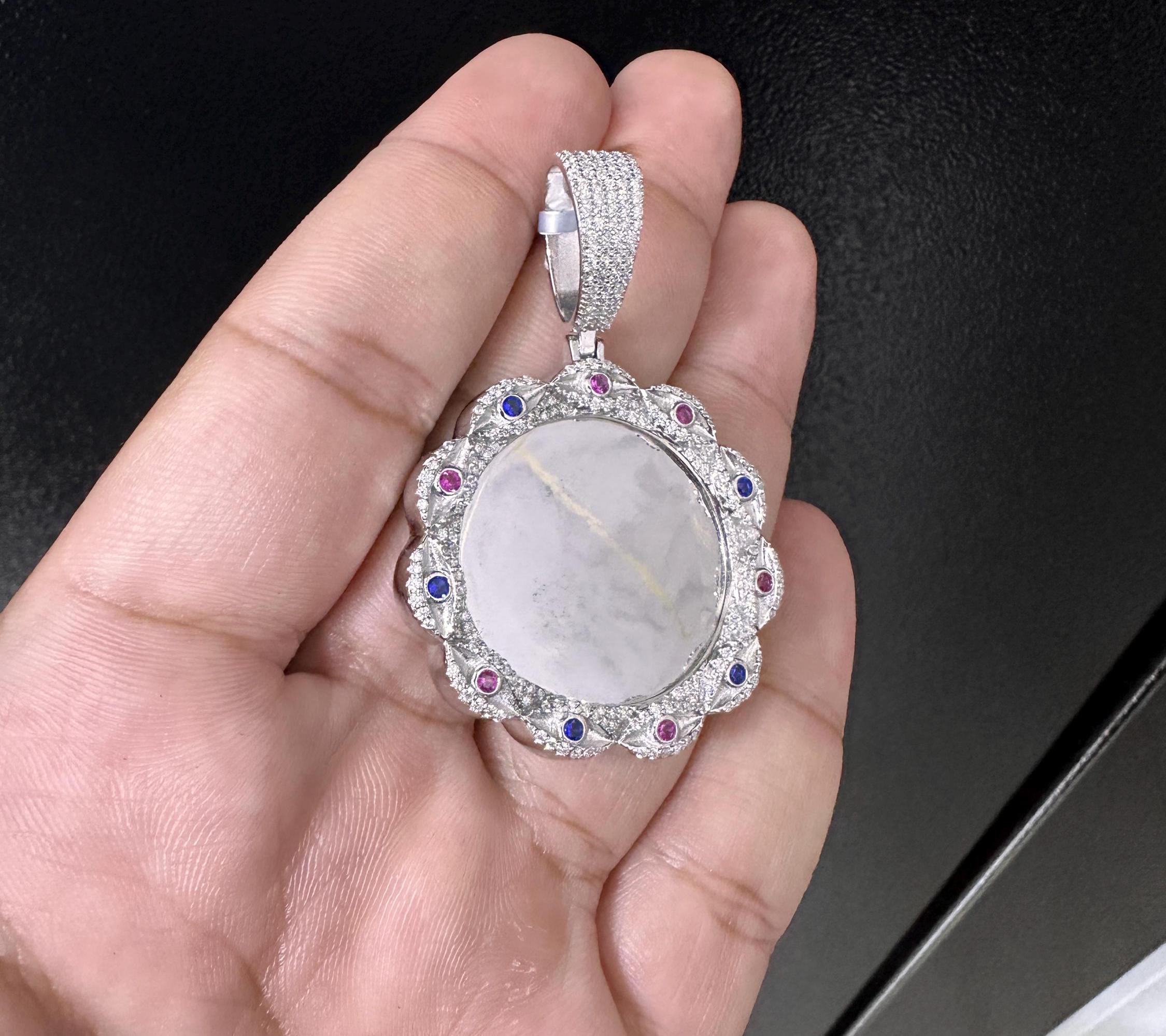 Moissanite Pendant 025