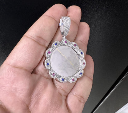 Moissanite Pendant 025