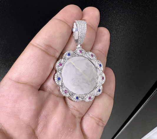 Moissanite Pendant 025