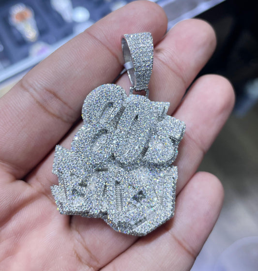 Moissanite Pendant 020