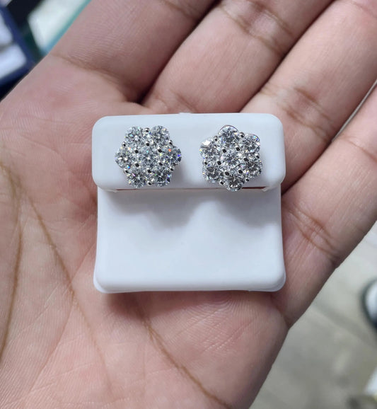 Moissanite Earrings 042