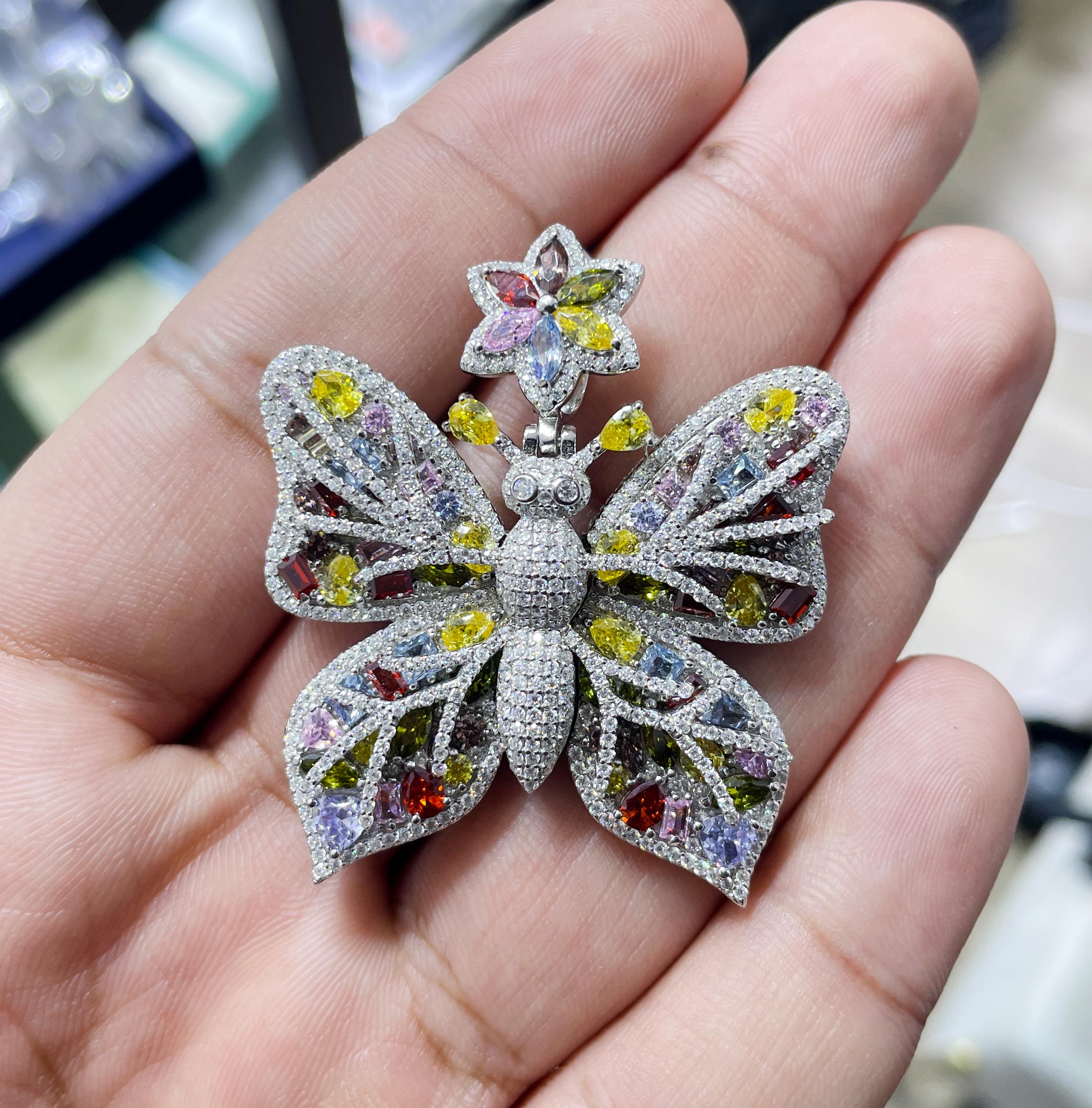 Moissanite Pendant 034