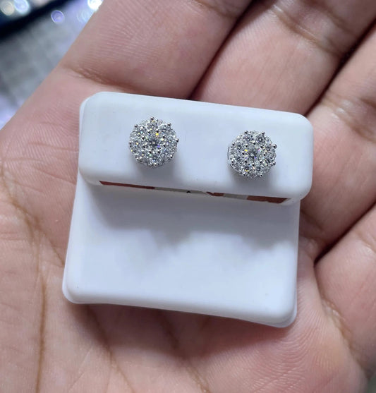 Moissanite Earrings 028