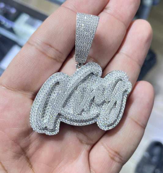 Moissanite Pendant 043