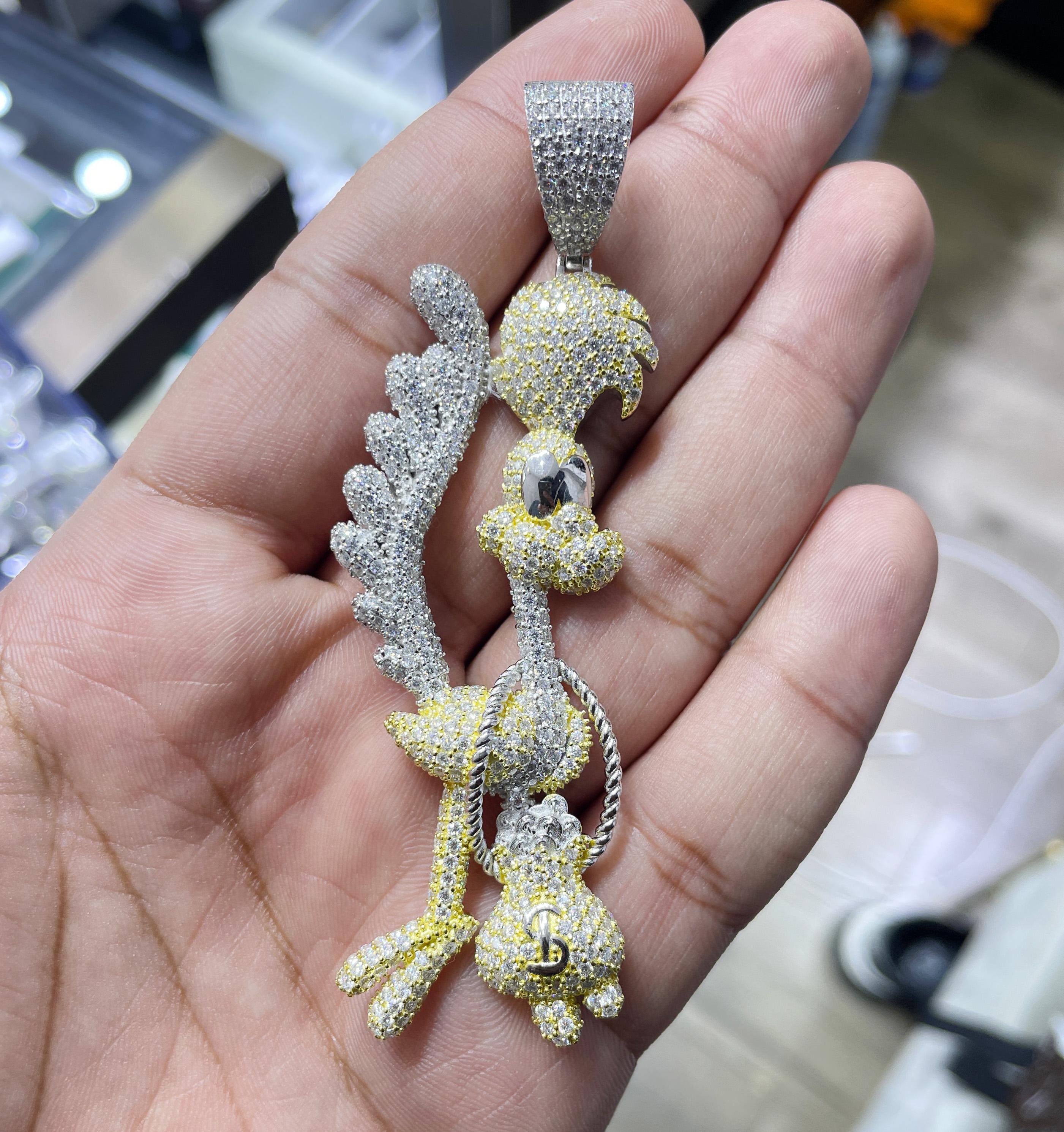 Moissanite Pendant 013