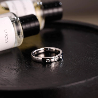 Solid Gold Round Cut Moissanite Wedding Band, Wedding Ring, Matching Band, Anniversary Gift Birthday Gift Valentine's Day Gift for Women