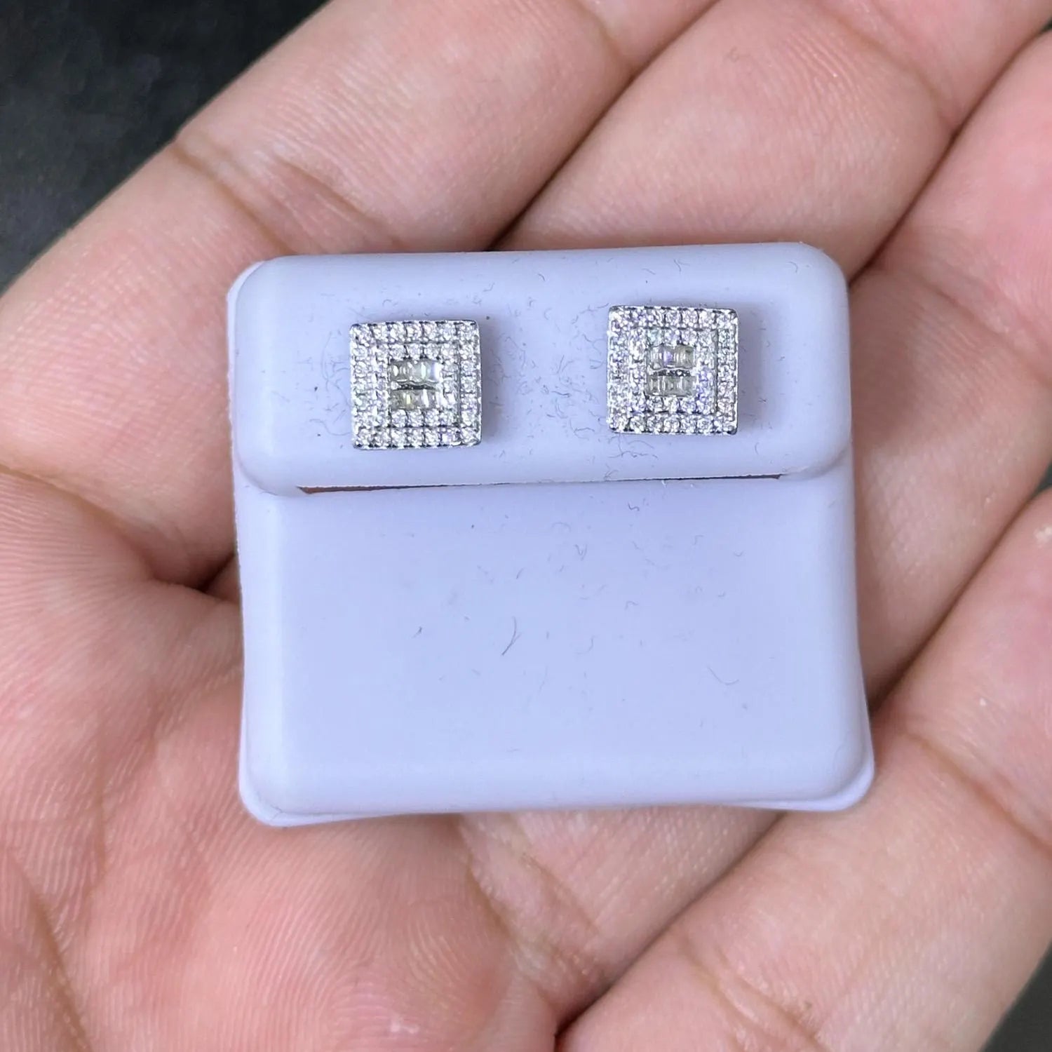 Moissanite Earrings 030
