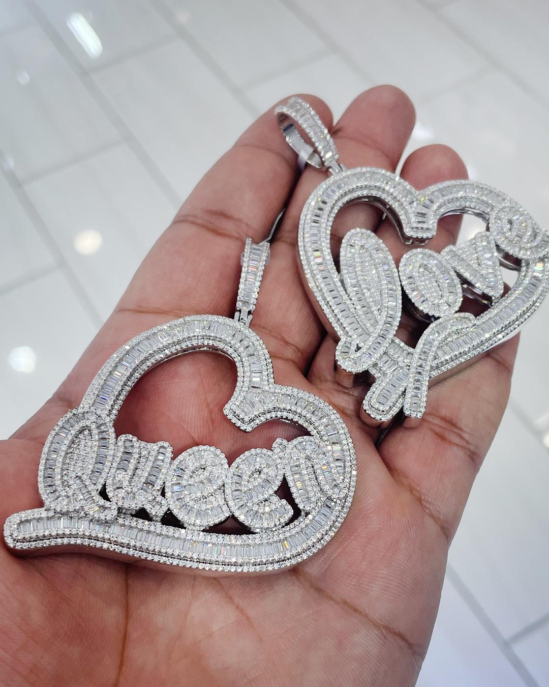 Moissanite Pendant 092