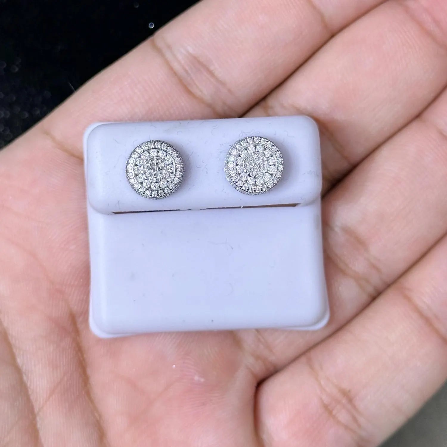 Moissanite Earrings 047