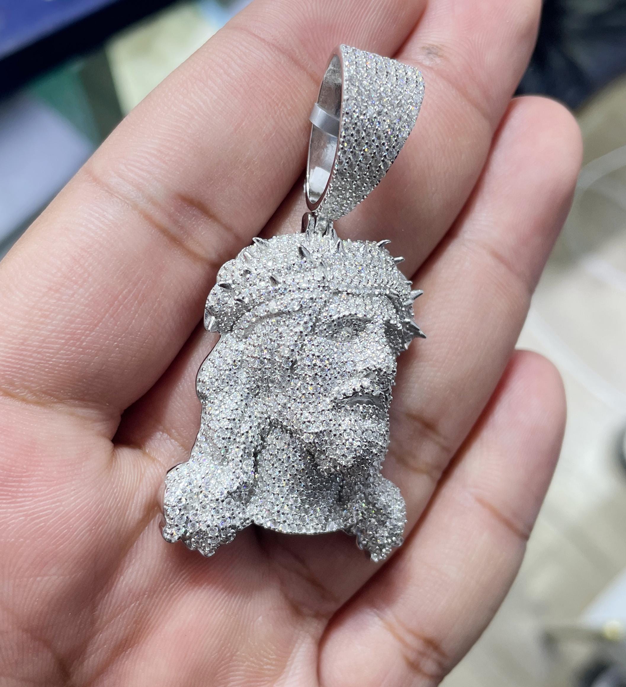 Moissanite Pendant 02