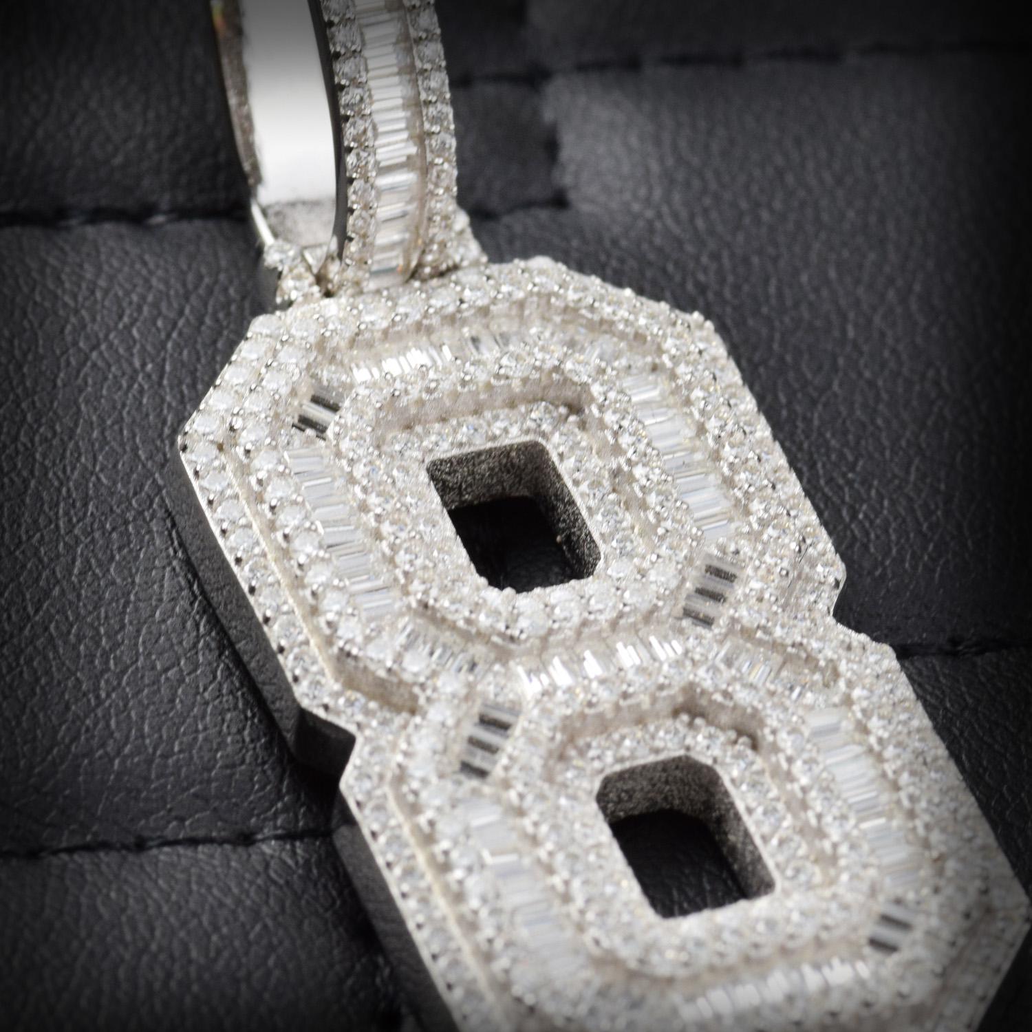 Moissanite Pendant 082