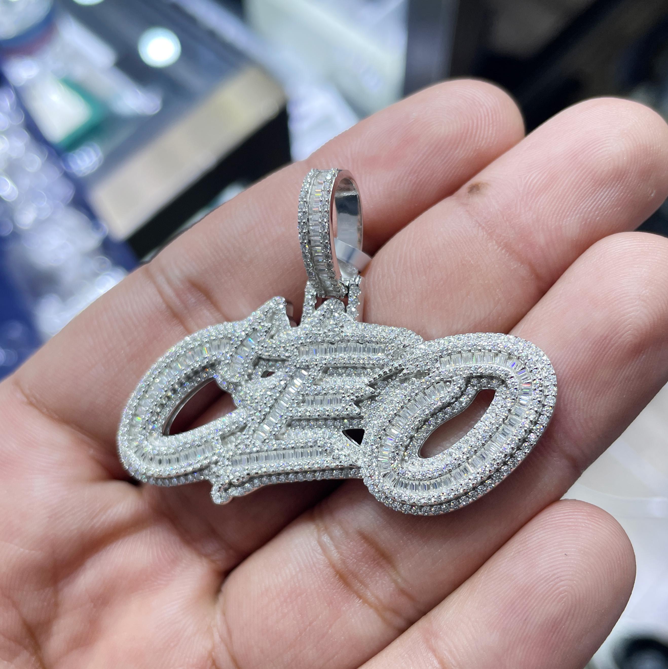 Moissanite Pendant 096