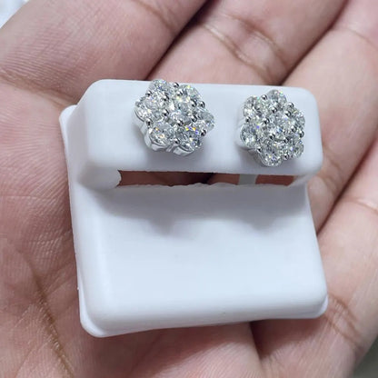 Moissanite Earrings 021