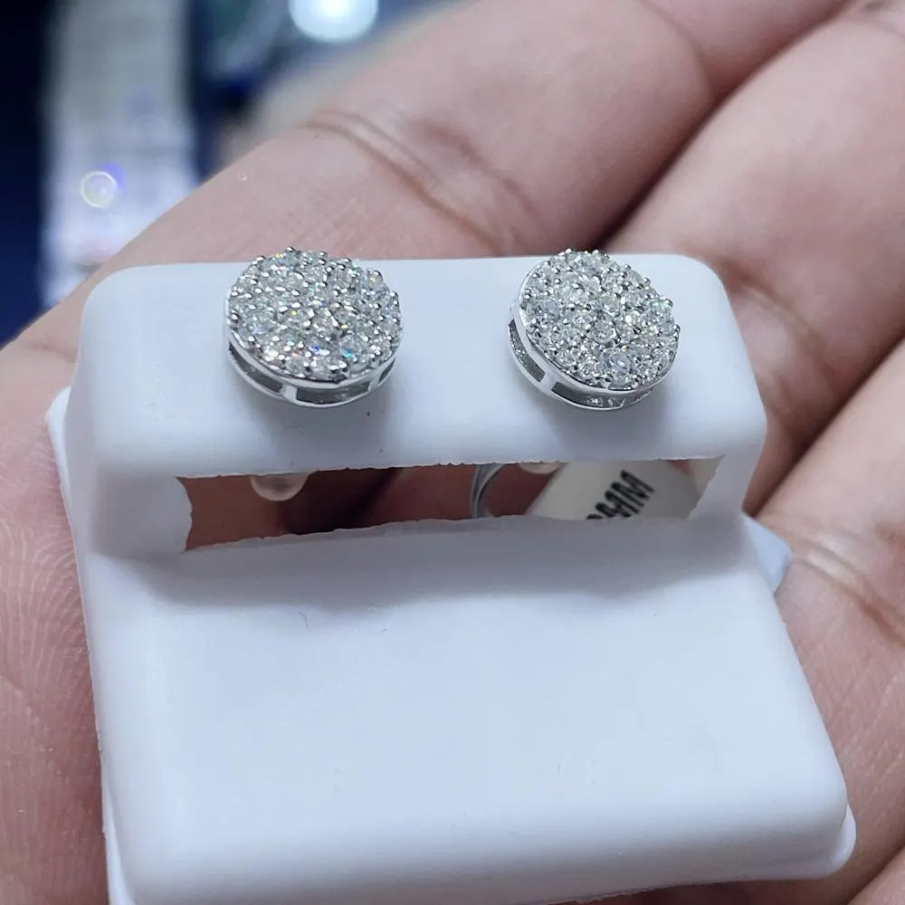 Moissanite Earrings 035
