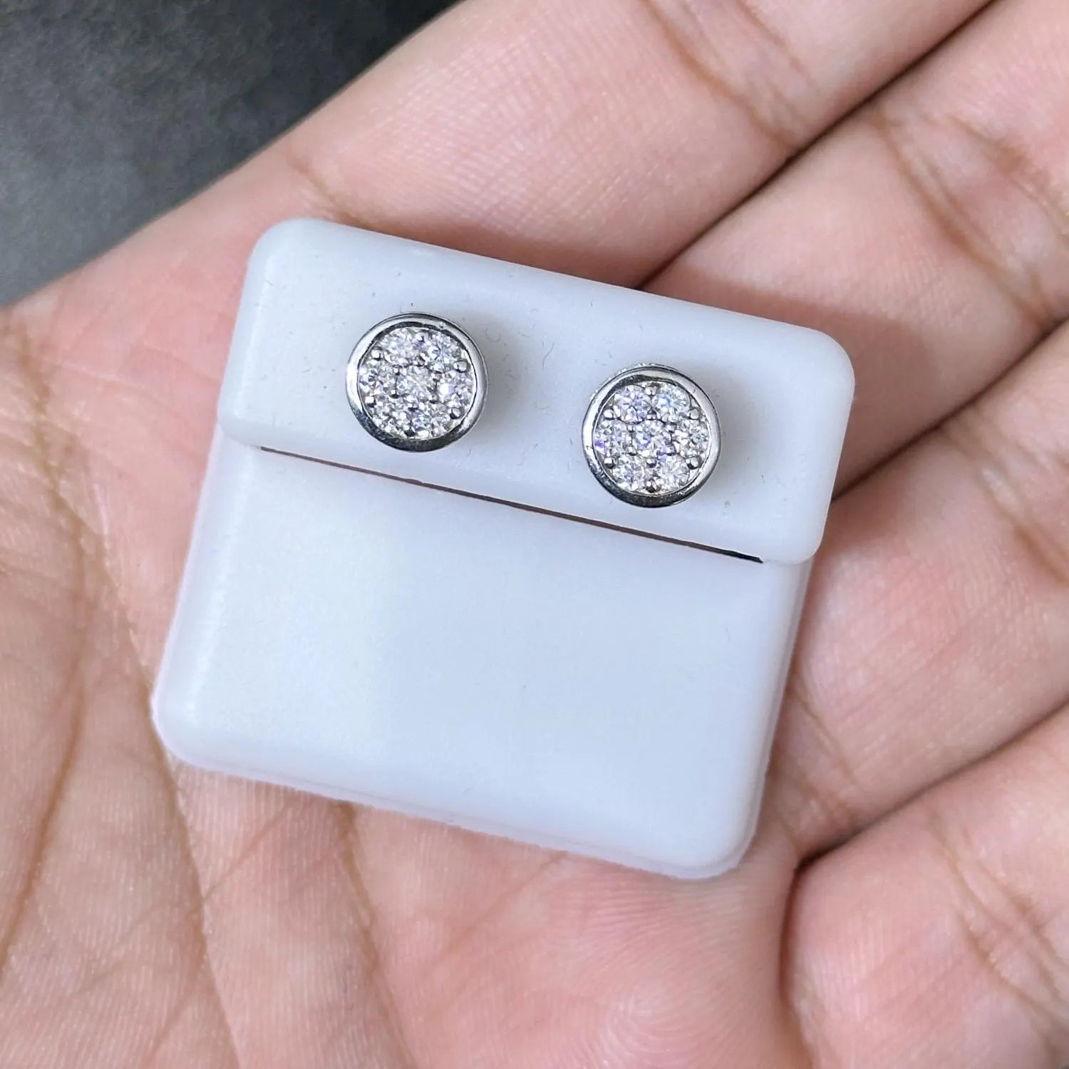 Moissanite Earrings 031