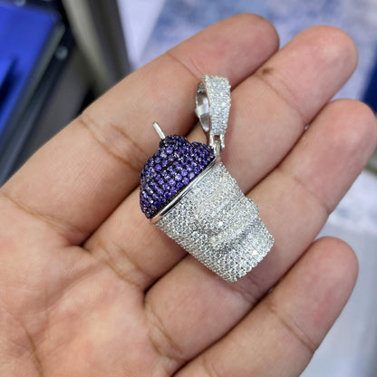 Moissanite Pendant 029