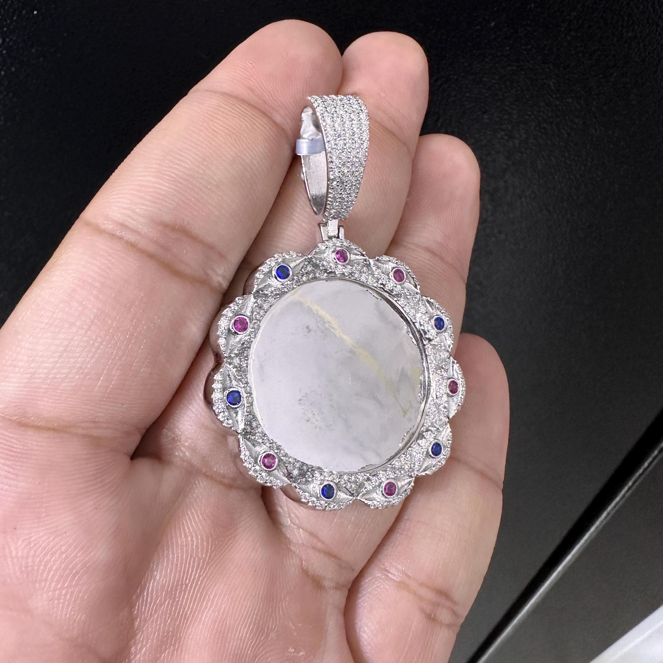 Moissanite Pendant 025