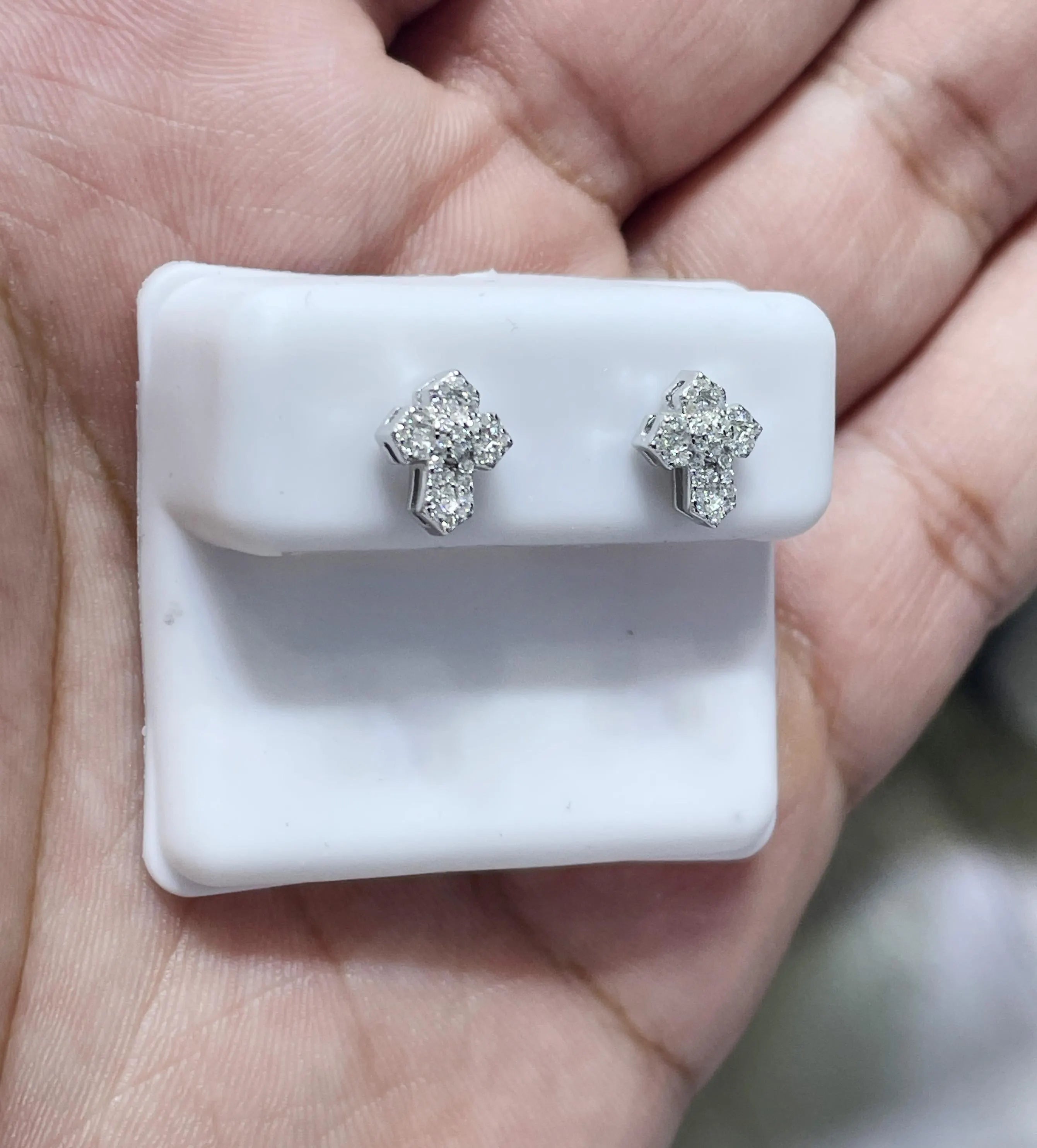 Moissanite Earrings 014