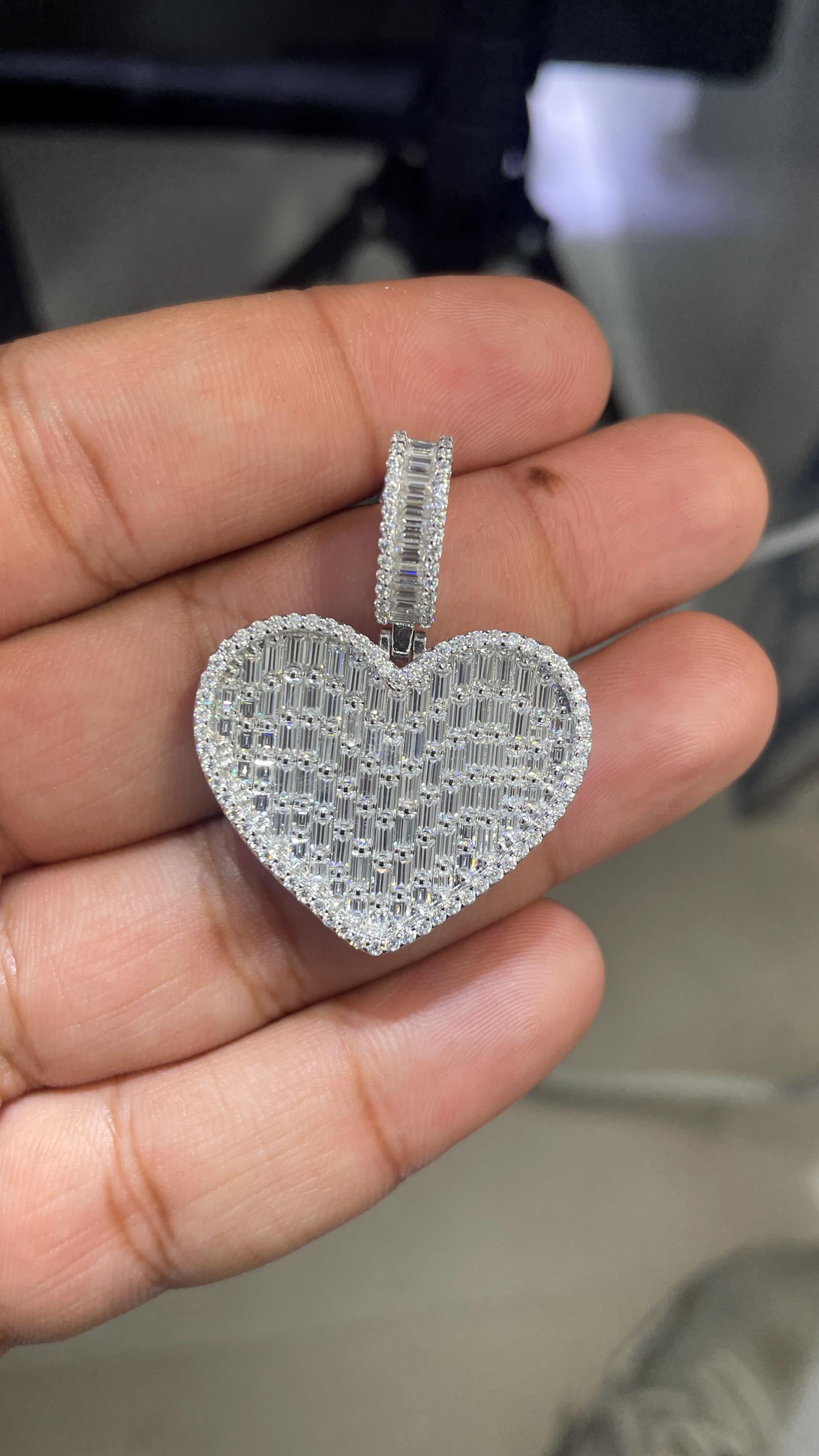 Moissanite Pendant 09
