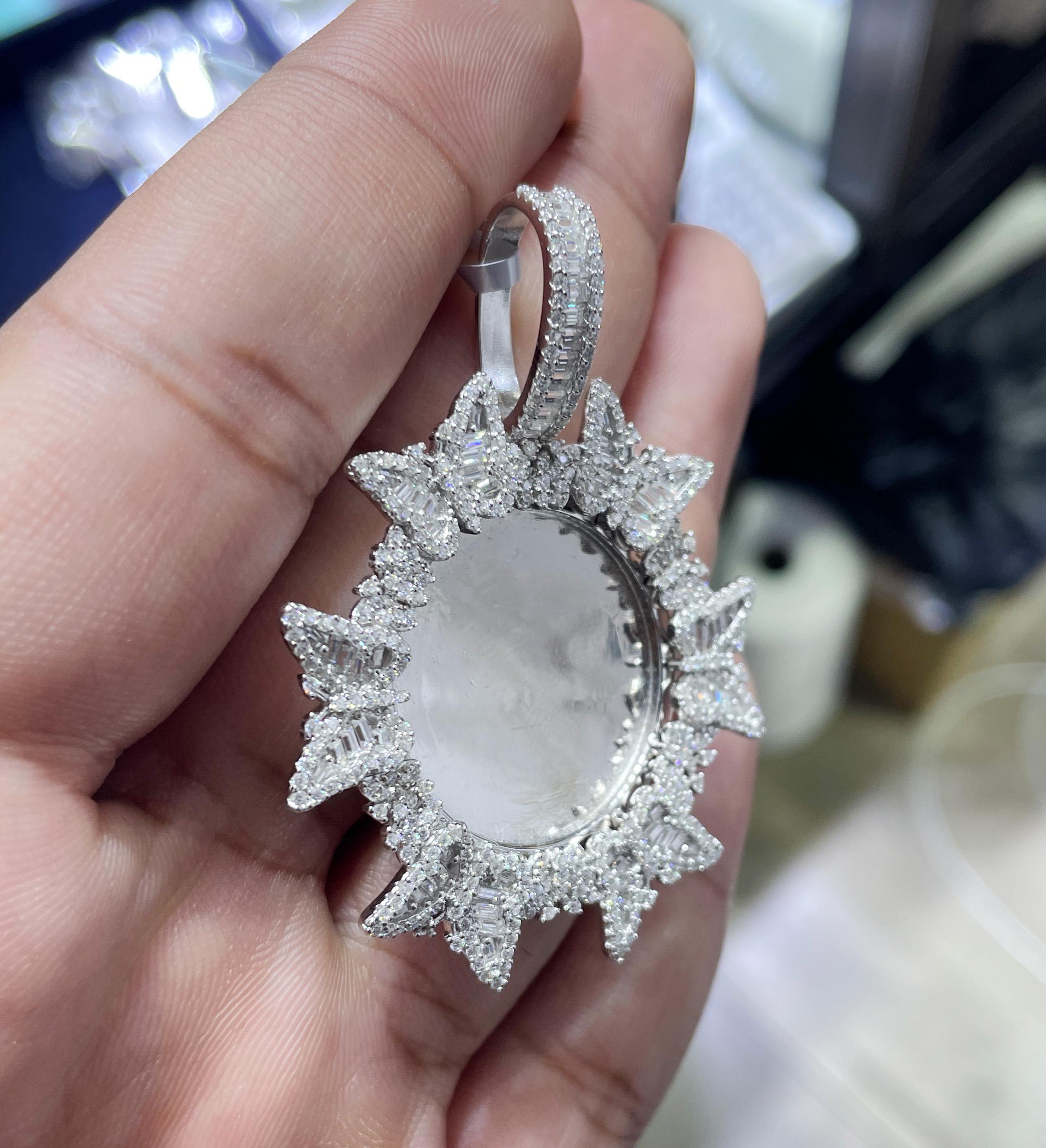 Moissanite Pendant 011