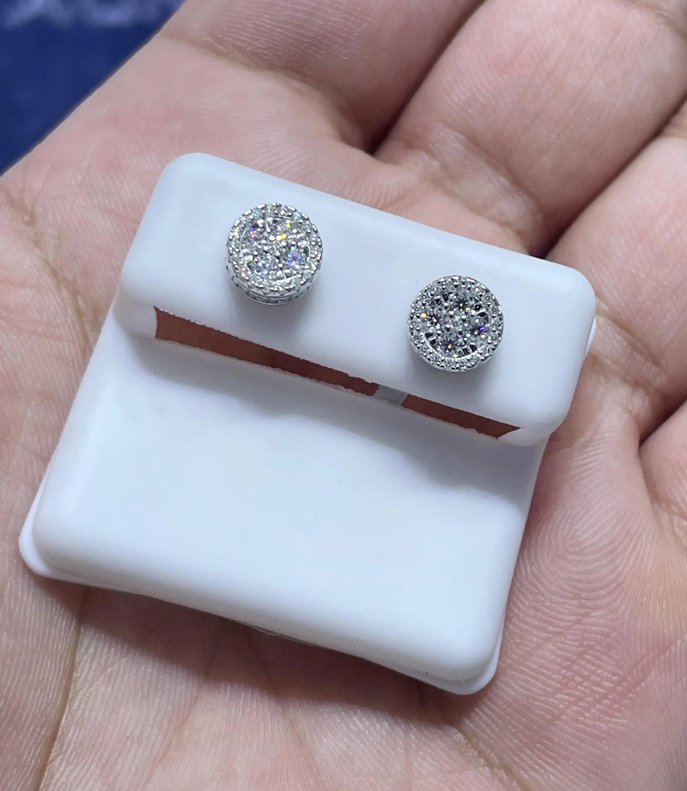 Moissanite Earrings 026
