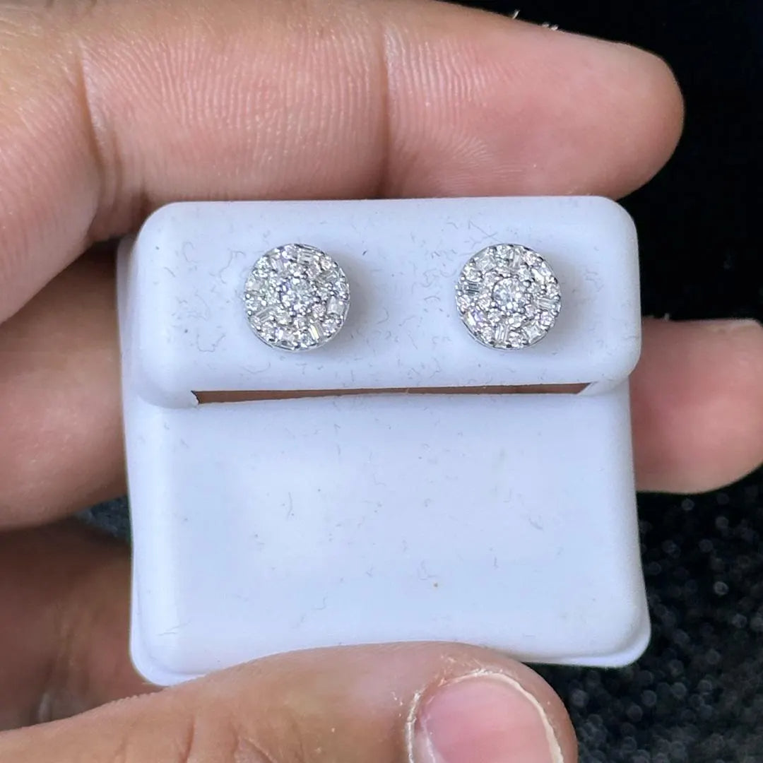 Moissanite Earrings 017