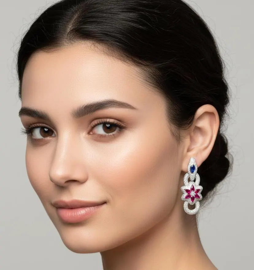 Moissanite Earrings 07