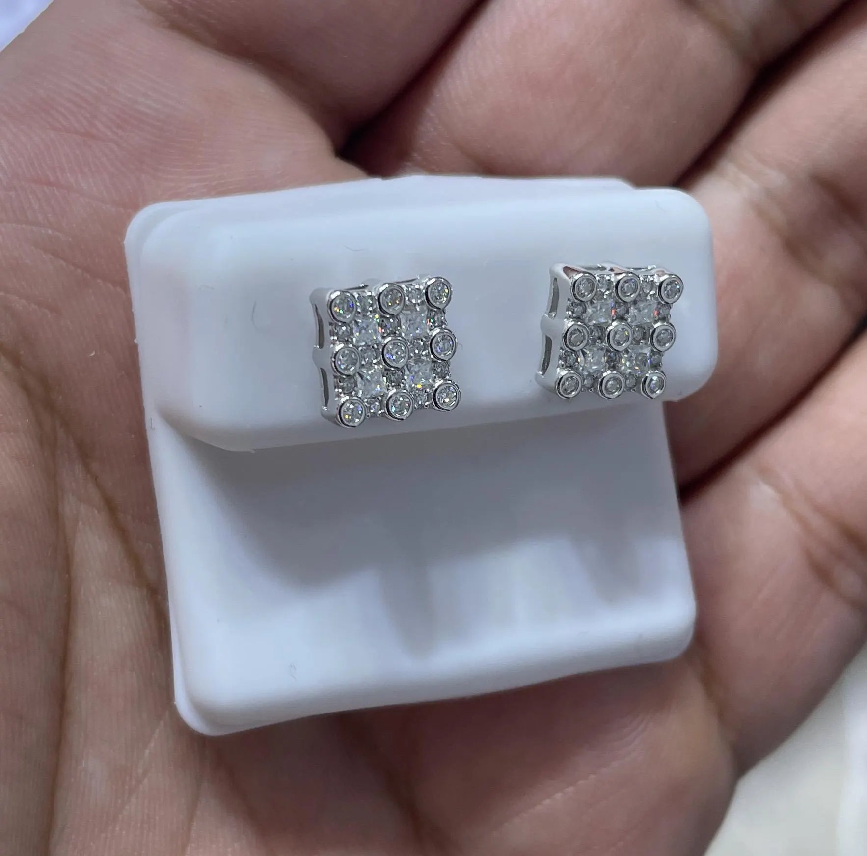 Moissanite Earrings 055