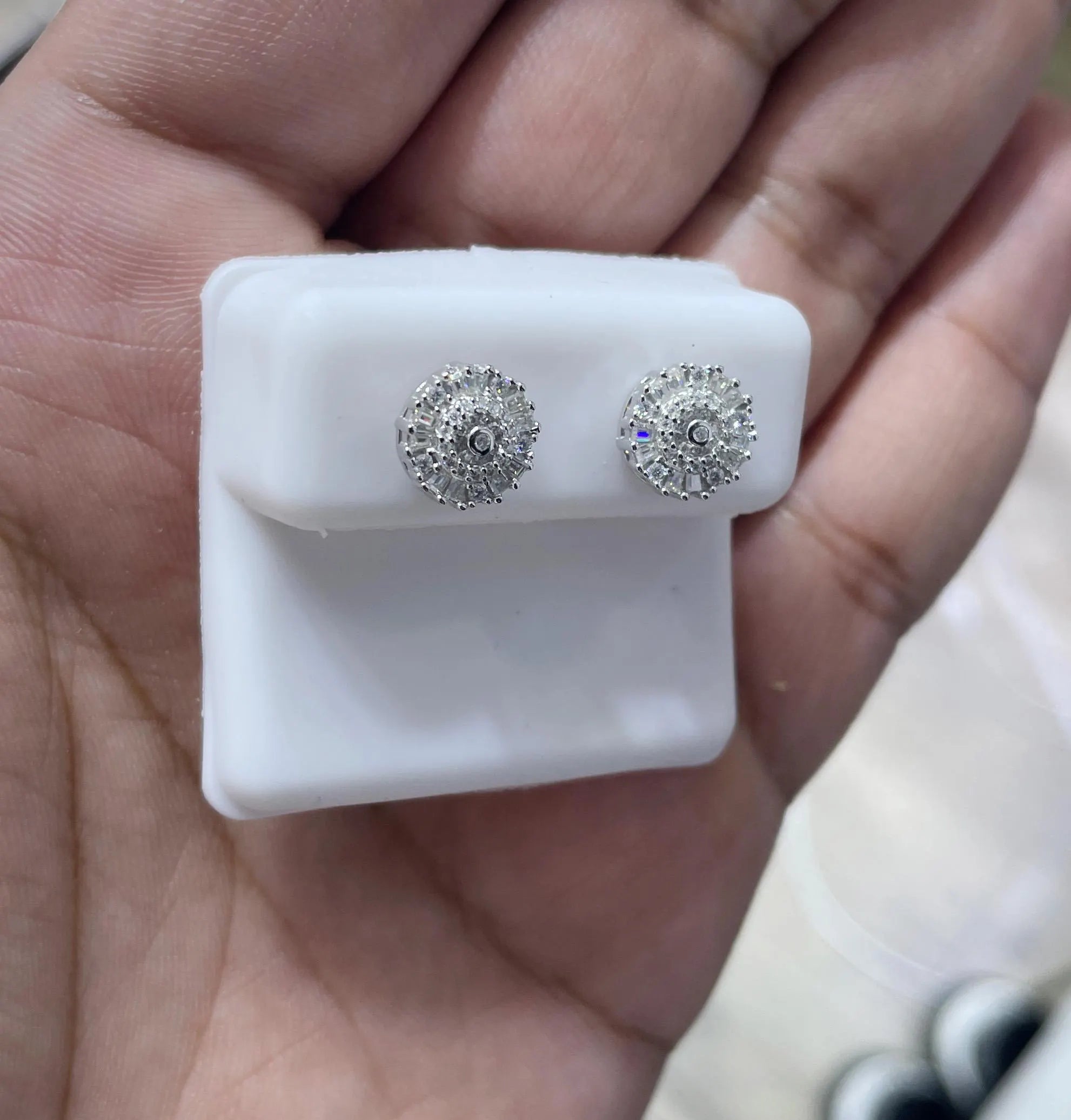 Moissanite Earrings 037