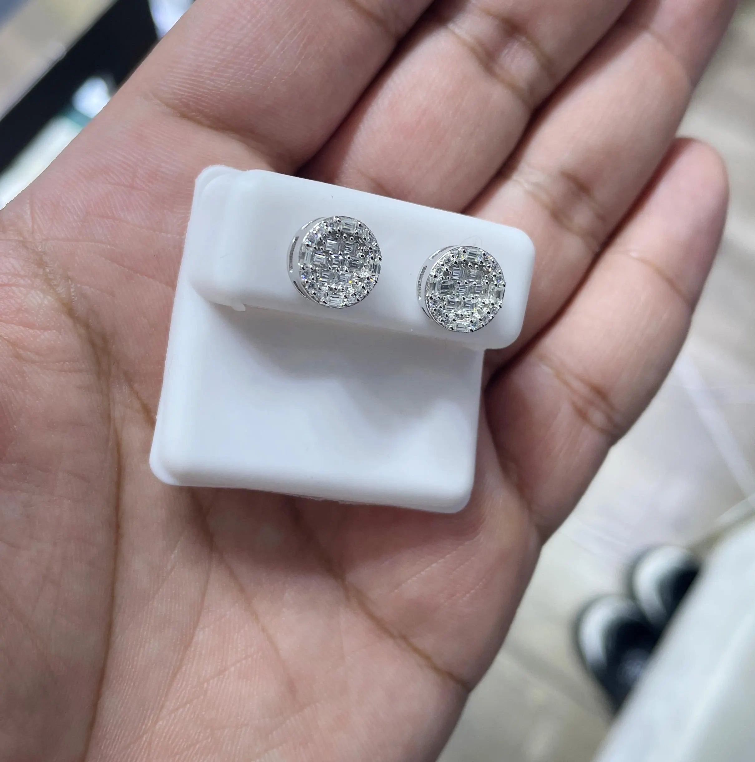Moissanite Earrings 06