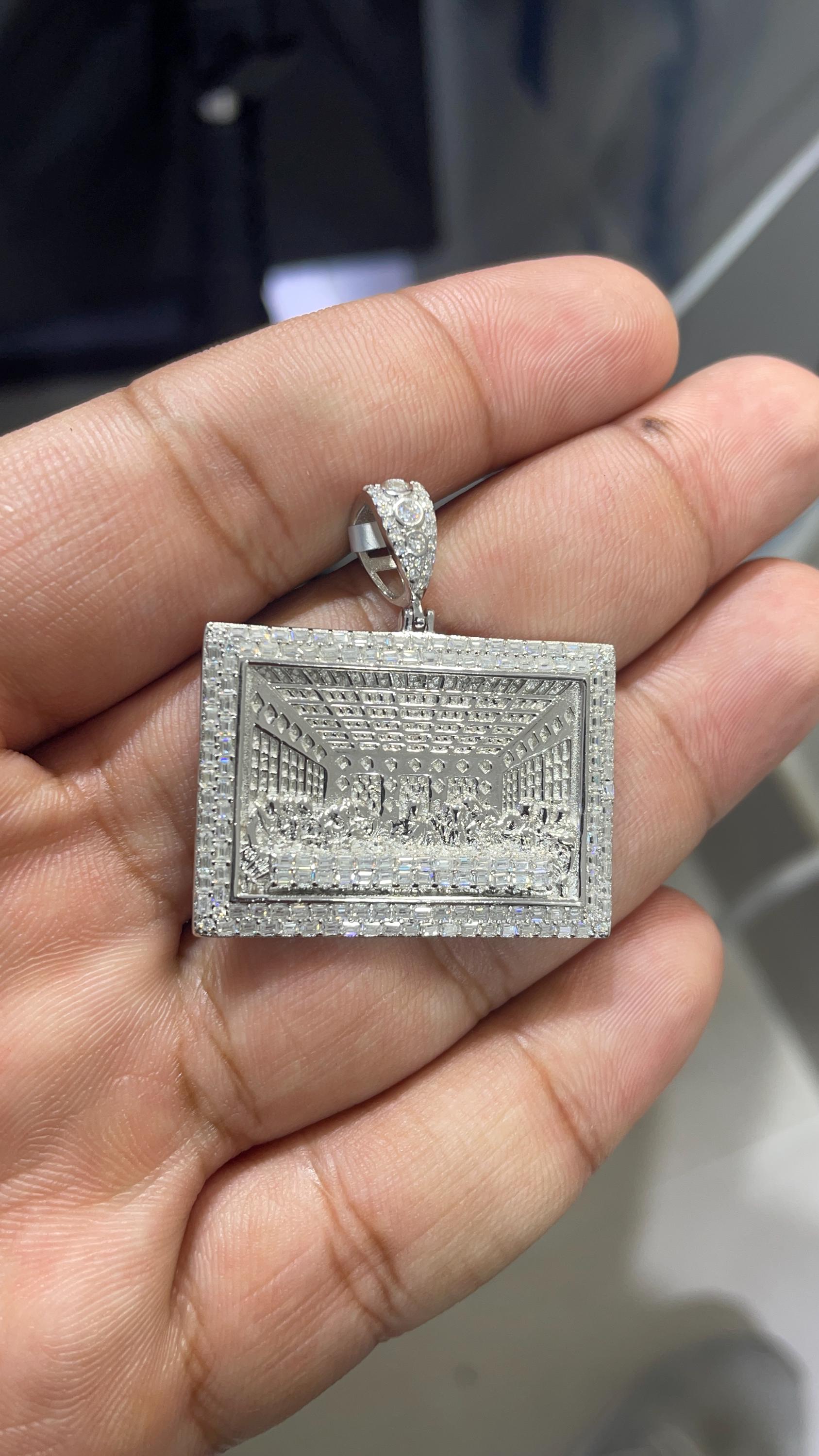 Moissanite Pendant 067