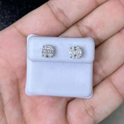 Moissanite Earrings 012