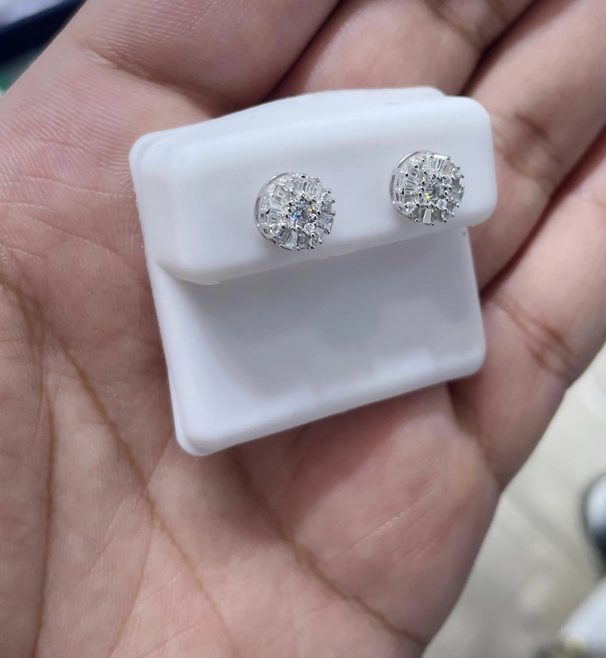 Moissanite Earrings 023