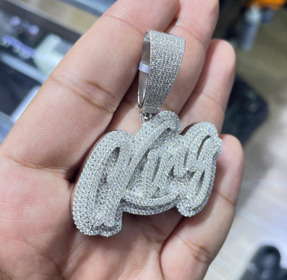 Moissanite Pendant 043