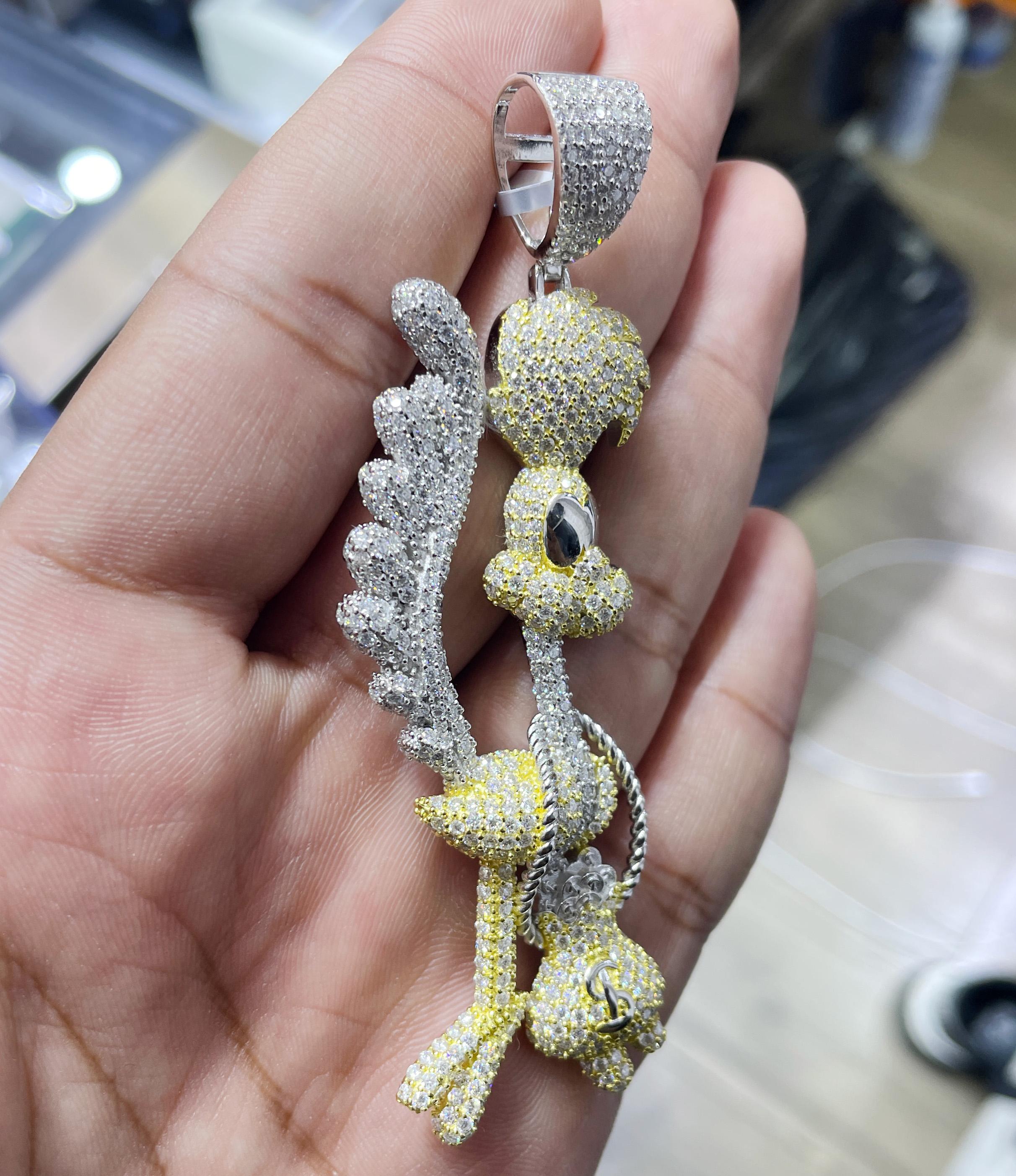 Moissanite Pendant 013