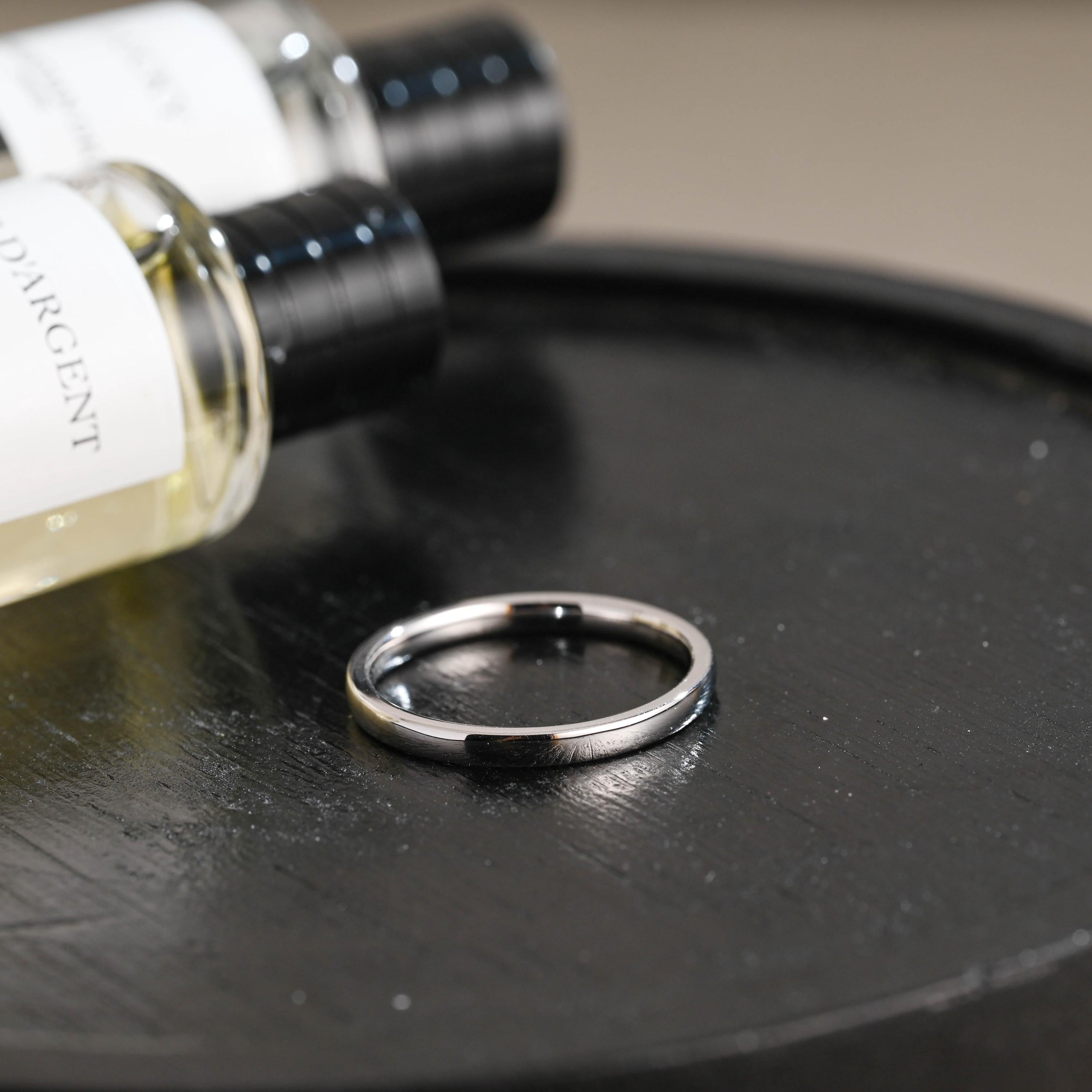 Solid Gold Citrine & Turquoise Wedding Band, Matching Ring