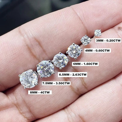 Moissanite Earrings 039