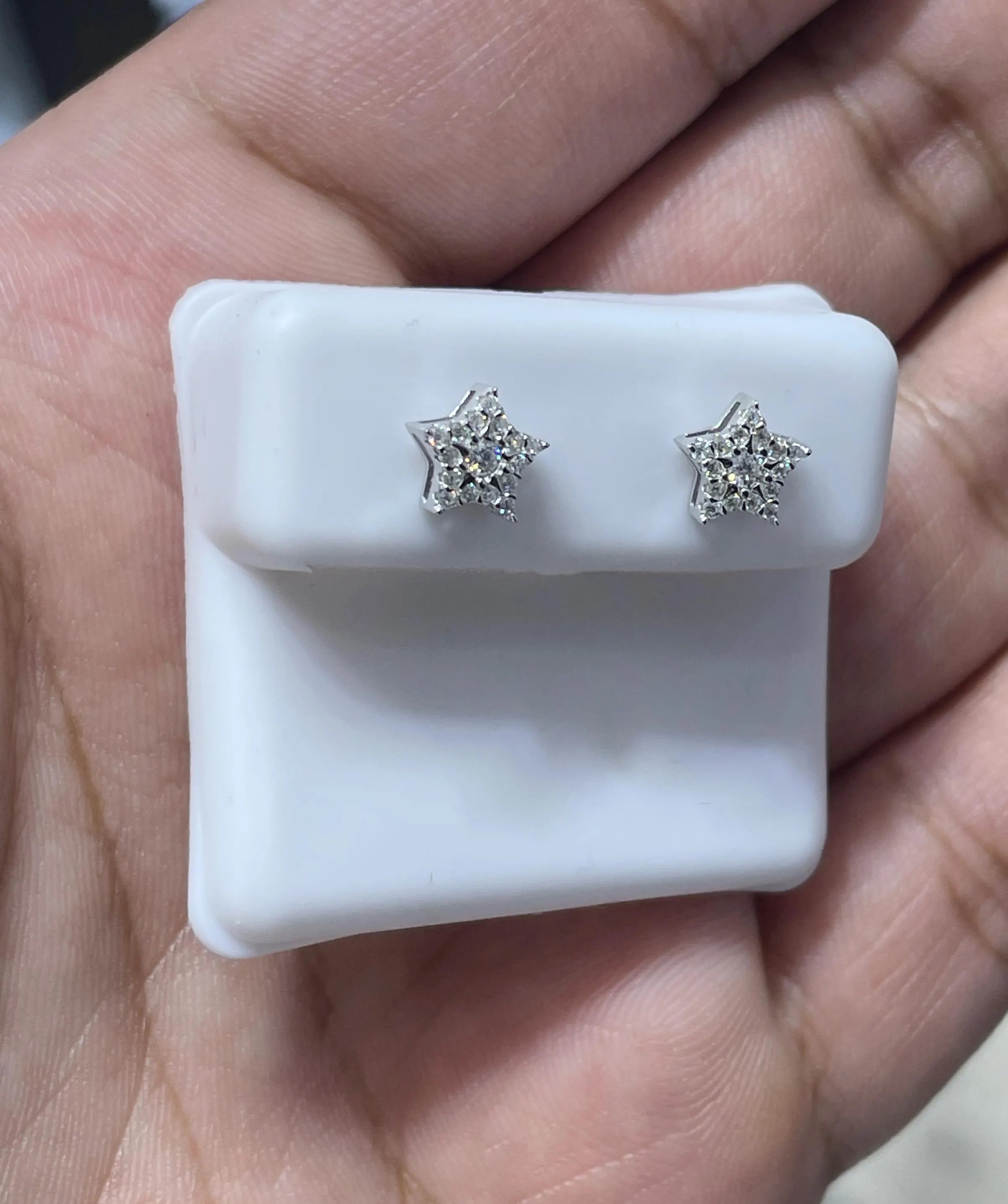Moissanite Earrings 049