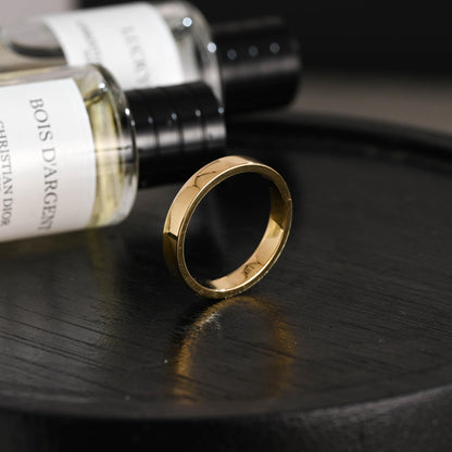 Solid Gold Plain Wedding Band, 3mm Matching Band, Matching Ring, Stackable Wedding Ring, Wedding Accessories, Anniversary Gifts, Cigar Band