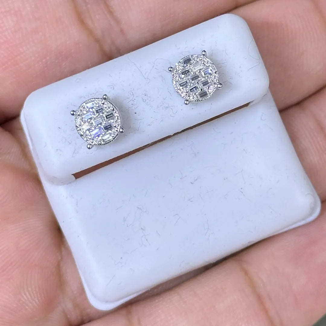 Moissanite Earrings 016