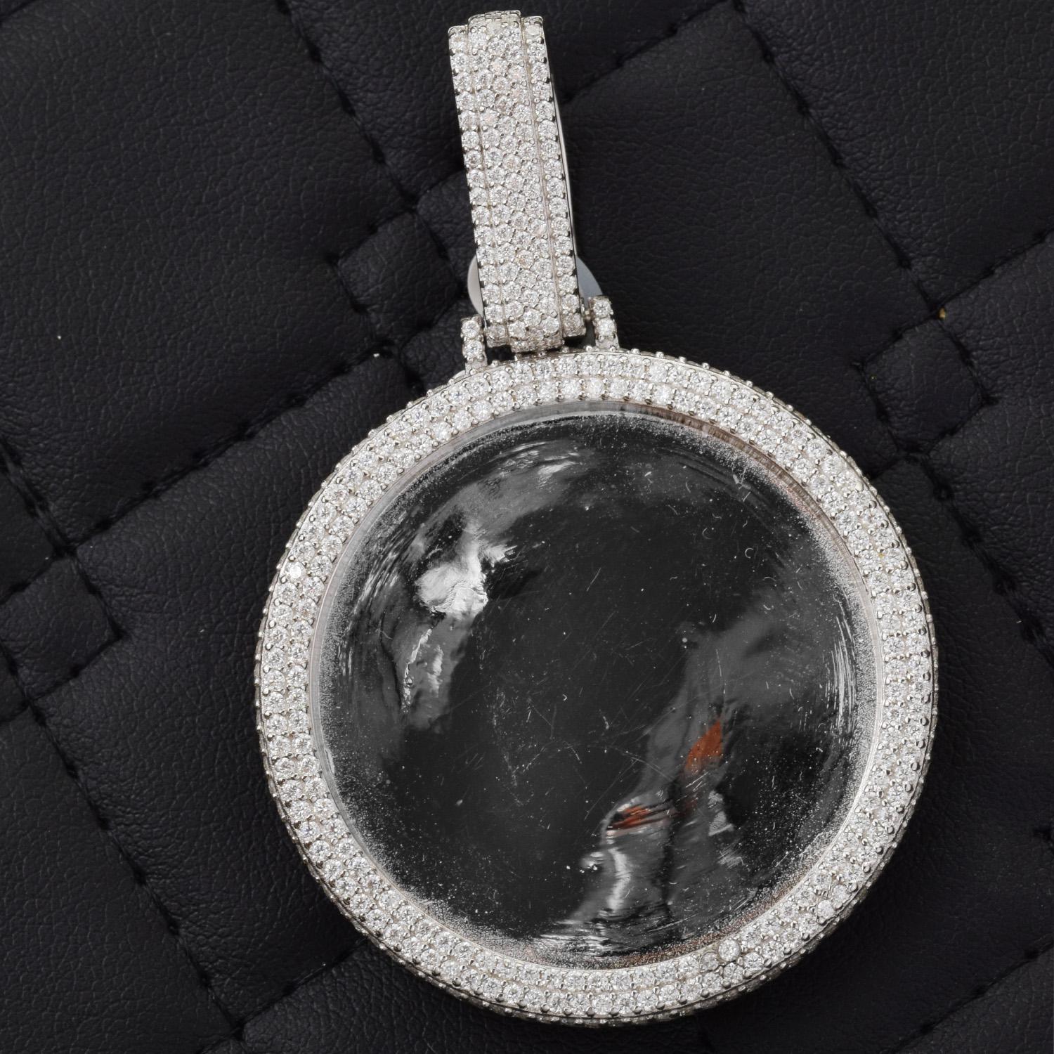 Moissanite Pendant 091