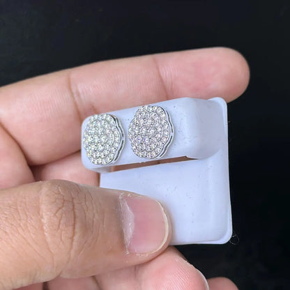 Moissanite Earrings 019