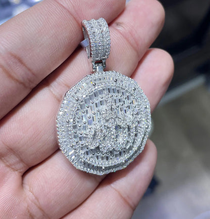 Moissanite Pendant 032