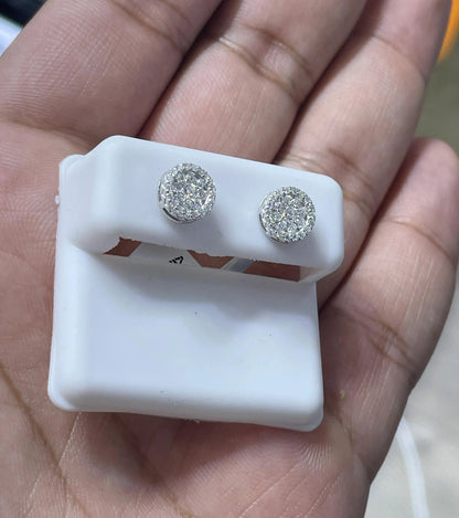 Moissanite Earrings 048