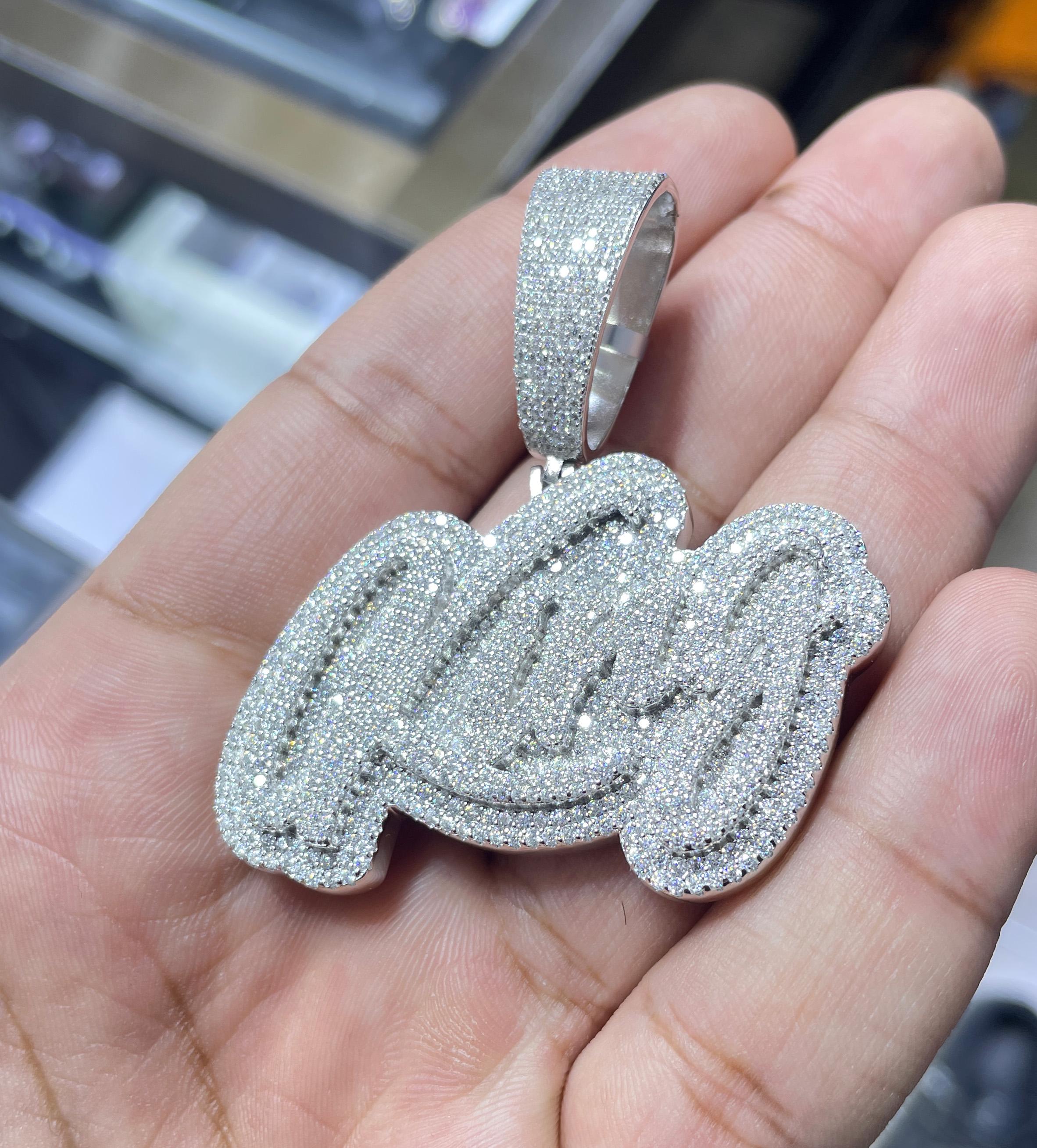 Moissanite Pendant 043
