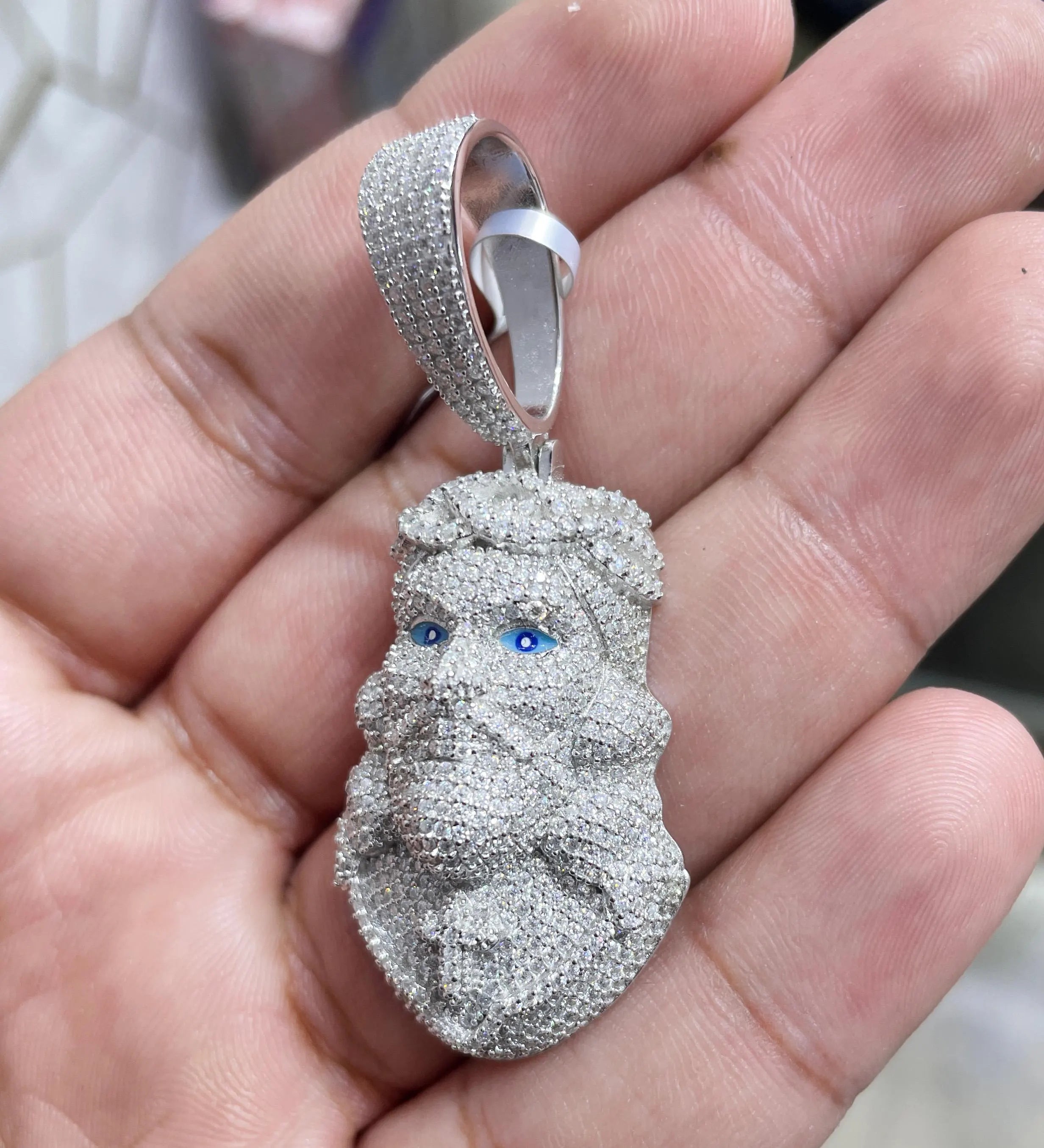 Moissanite Pendant 037