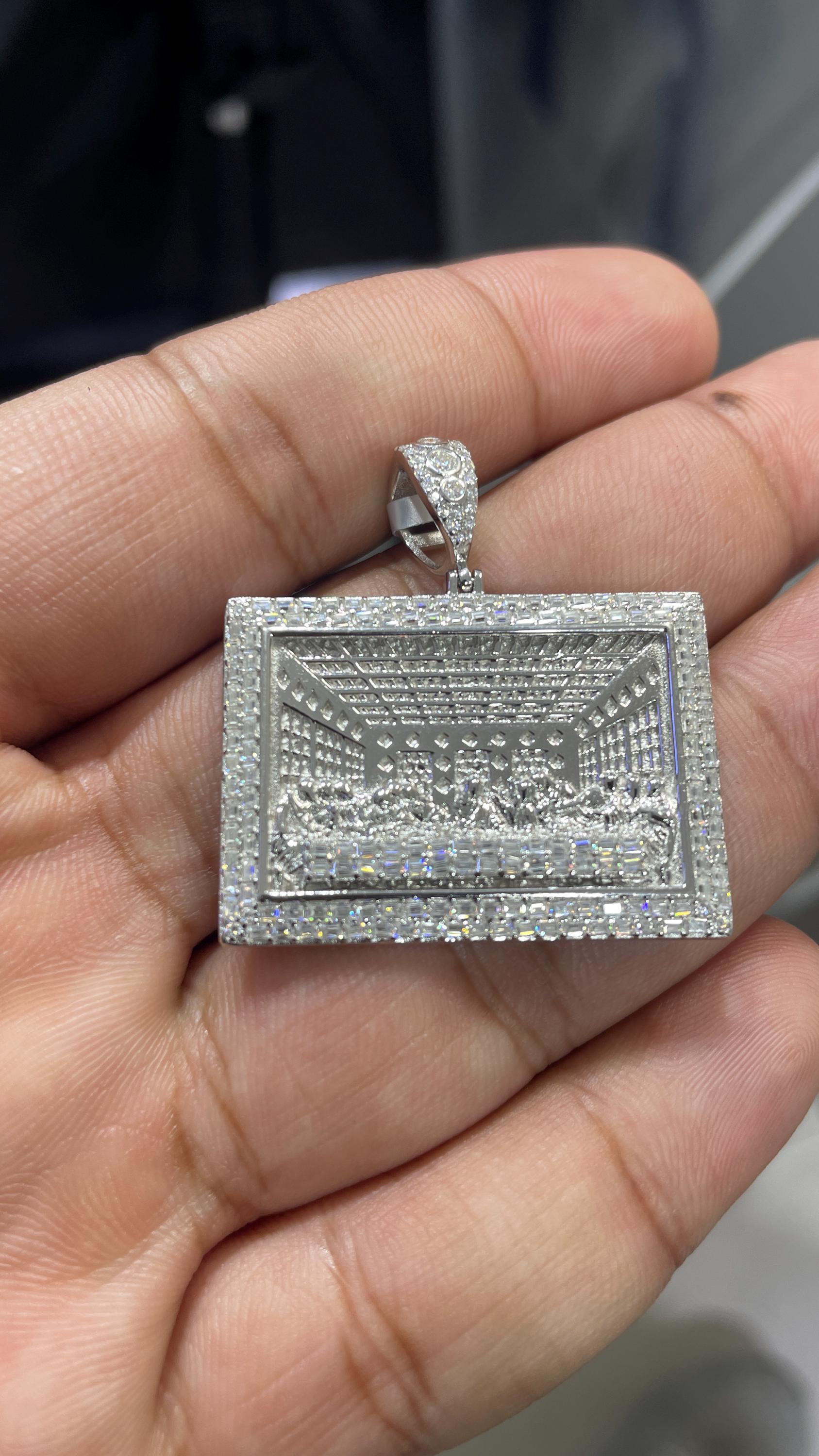 Moissanite Pendant 067