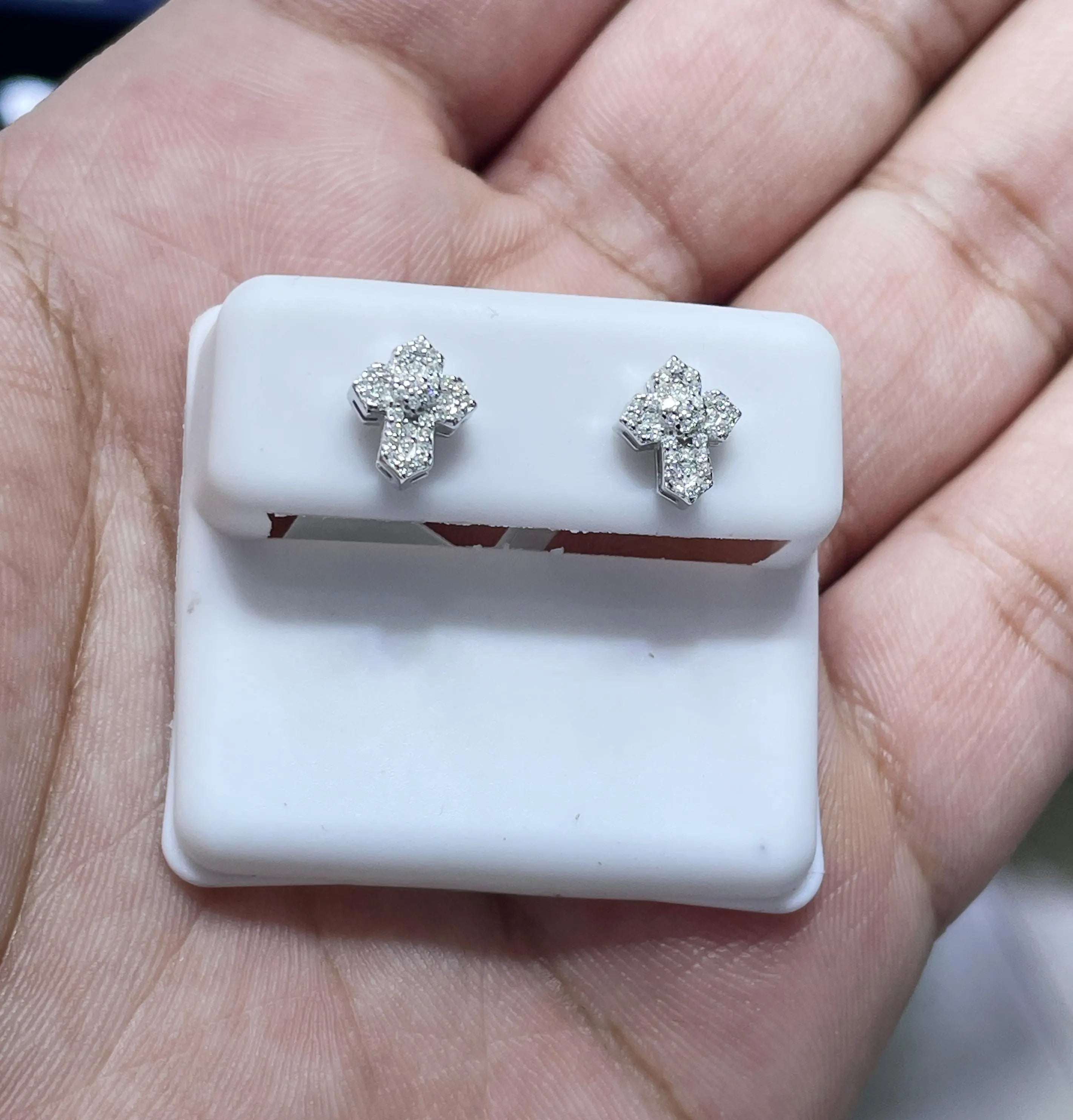 Moissanite Earrings 014