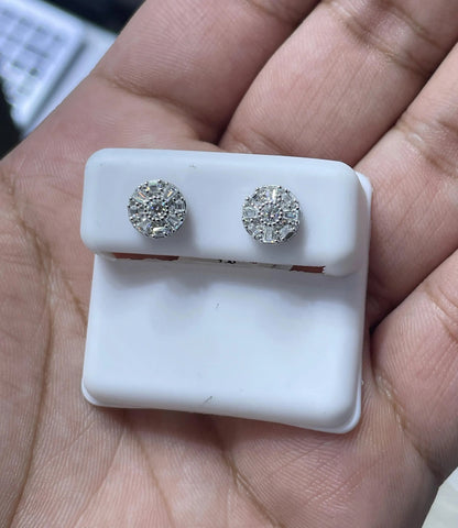 Moissanite Earrings 043